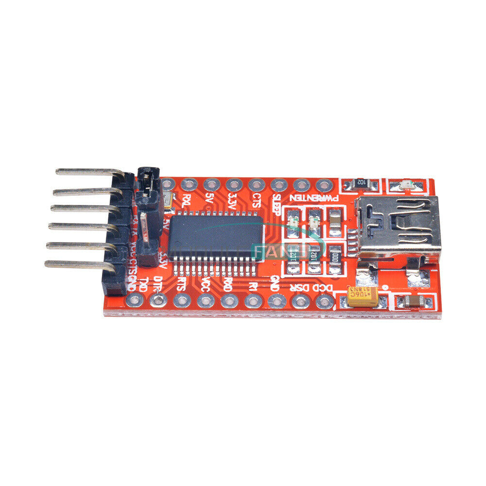 2Pcs TTL 3.3V 5.5V FT232RL FTDI Module Mini Port USB  Arduino Serials Adapter