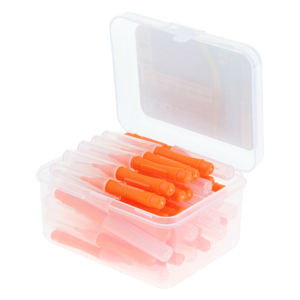 Bulk 80pcs Interdental Brushes Hygiene Tooth Brush Tooth Cleaning Tool
