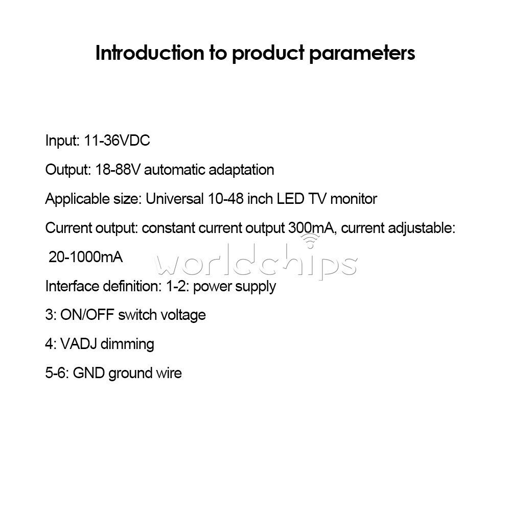 LED TV Constant Current Board Inverter Driver Module Board Universal 10-48 Inch