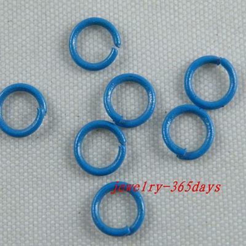 Wholesale 1200pcs Color Jump Rings Findings 0.7x5mm R217