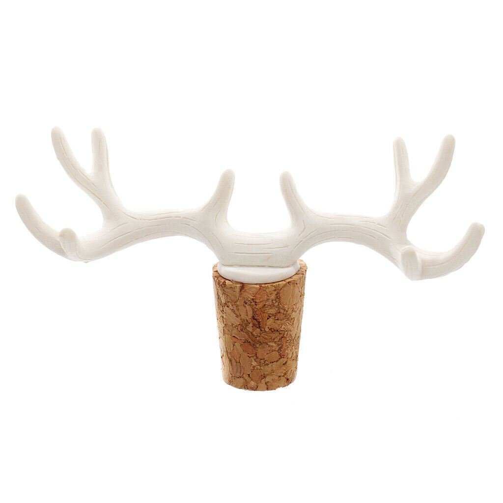 Deer Antler Christmas Red Wine Champagne Bottle Cork Stopper Party Supplies