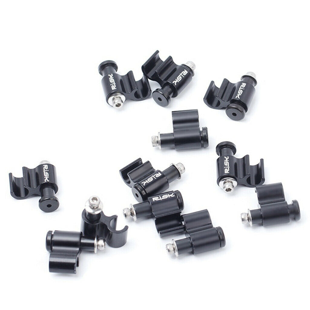 2pcs 2count Alloy Bike Brake Oil Line Holder Frame Conversion Retainer