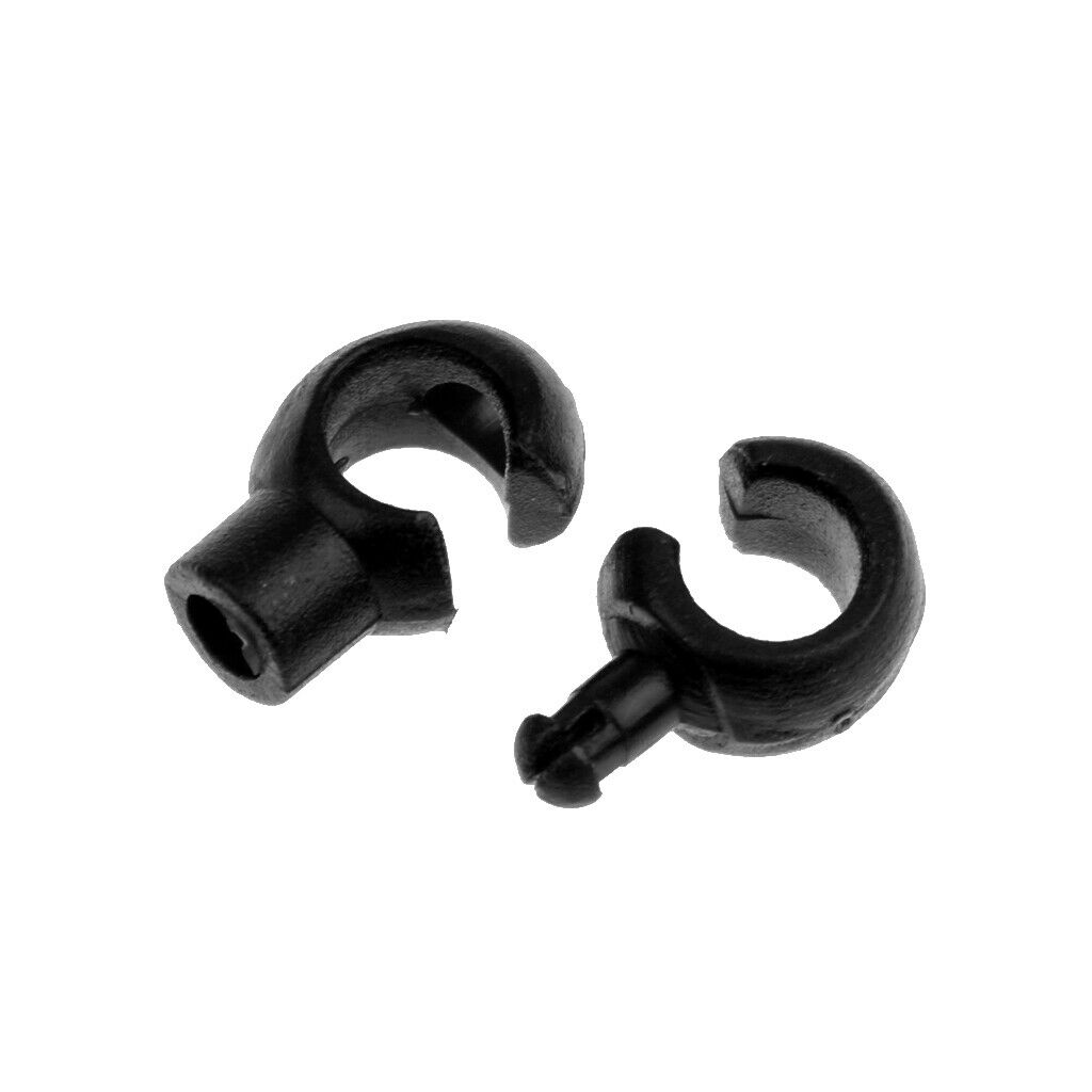 30Pcs Bike Cable Clips Rotating S-Hook Housing Tidy Brake Wire Fixing Holder