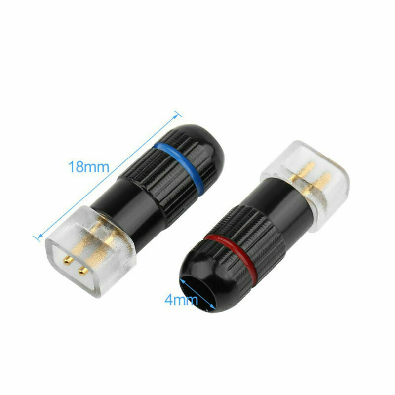 5x QDC Metal 0.78mm Pins Audio Connector For UE18PRO UE11PRO 7PRO Black AT2