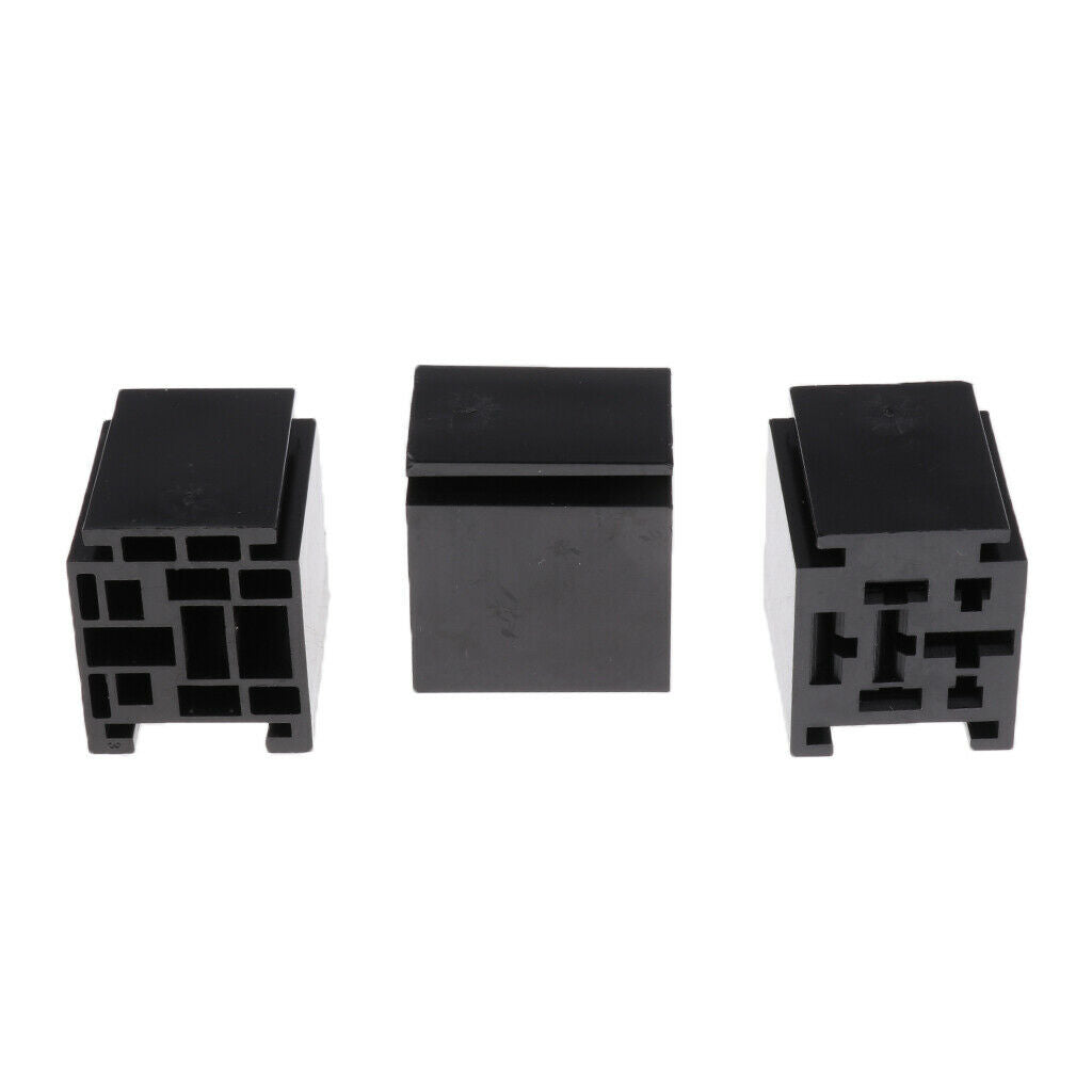 3 Pieces Automotive 80A 5 Pin Relay Socket Connector Holder With Terminals
