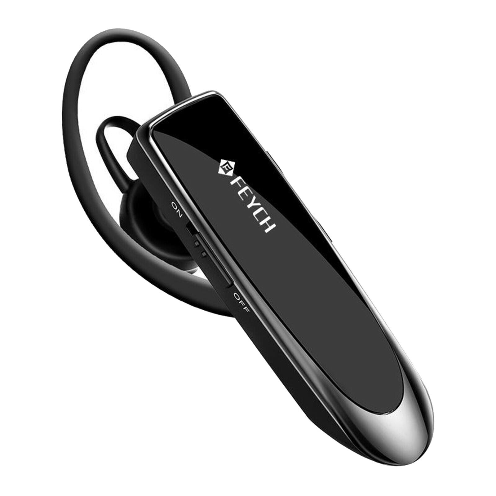 Bluetooth5.0 Single Earhook Ear-hook Noise Cancelling Stereo With Mic Black