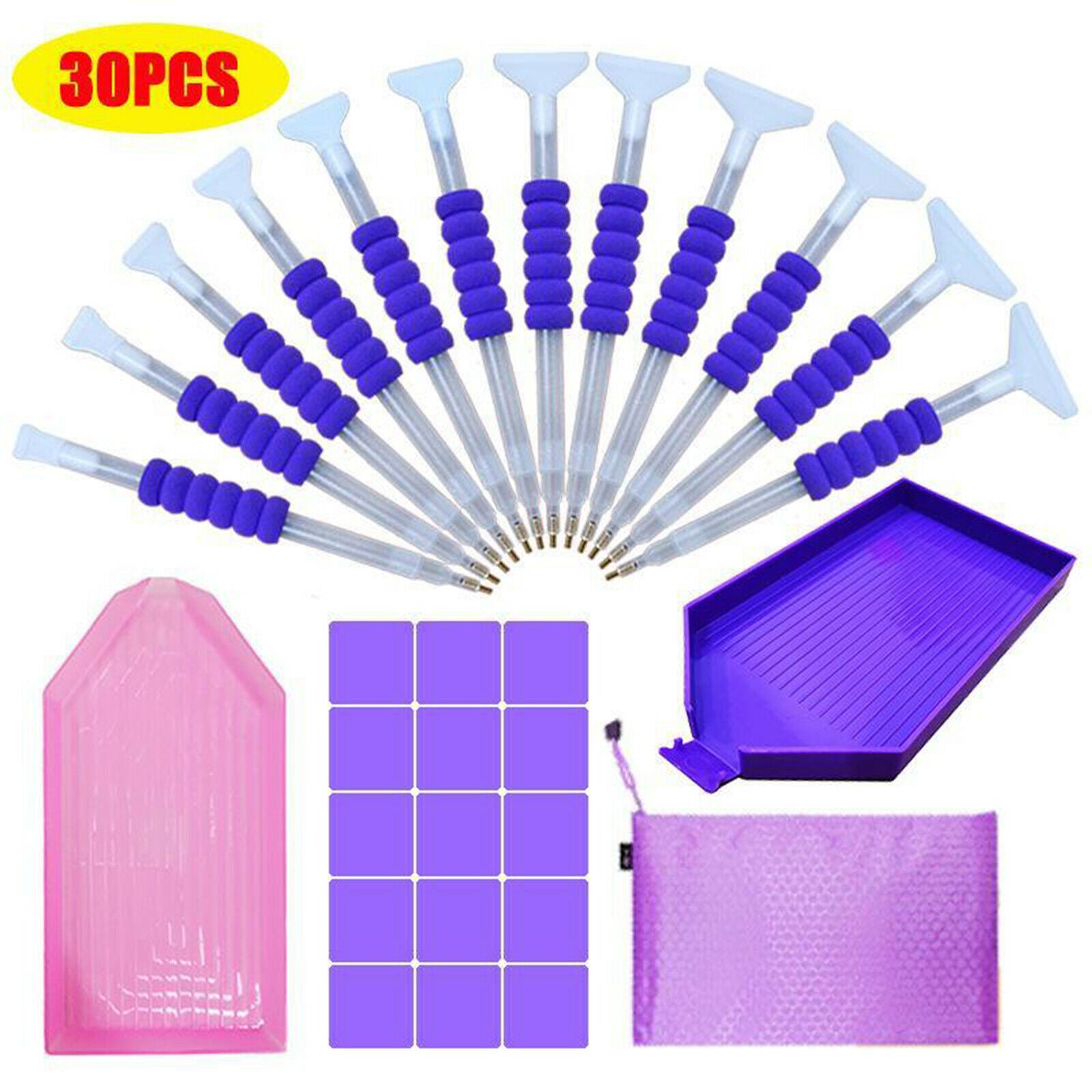 5D DIY Diamond Painting Pen Embroidery Tools Kit Art Cross Stitch Supplies