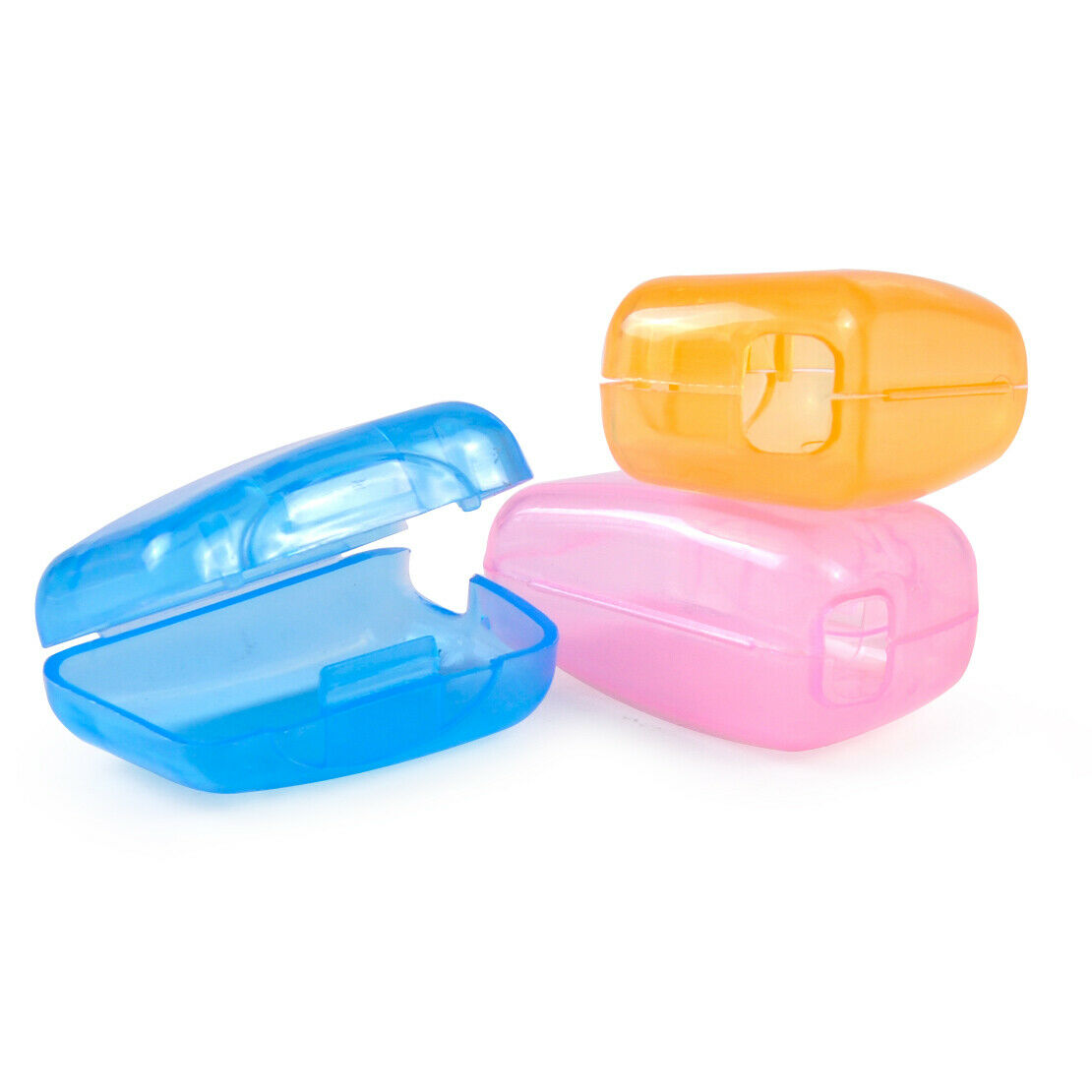 5Pcs Travel Toothbrush Head Cover Cap Holder Cleaner Case Protect Camping An