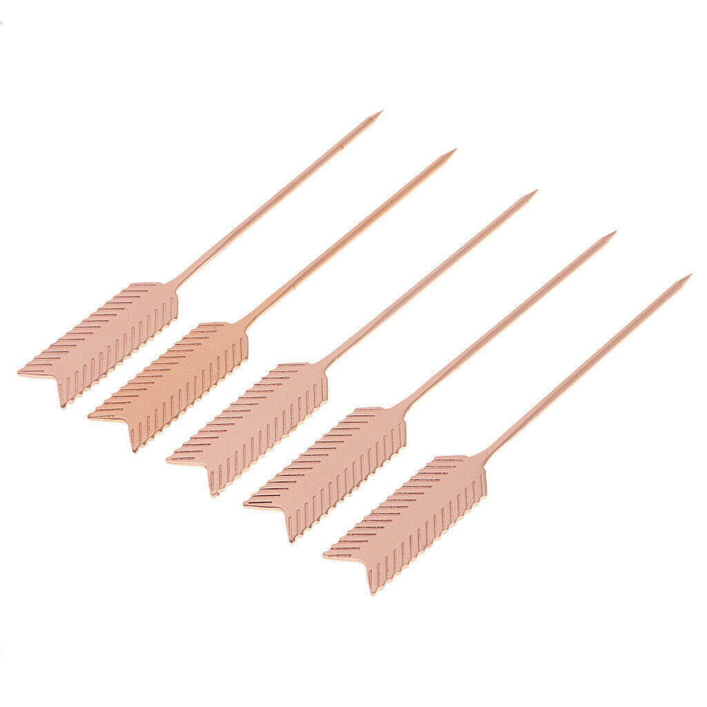 10-Pack Stainless Steel Cocktail Stirrer Sticks