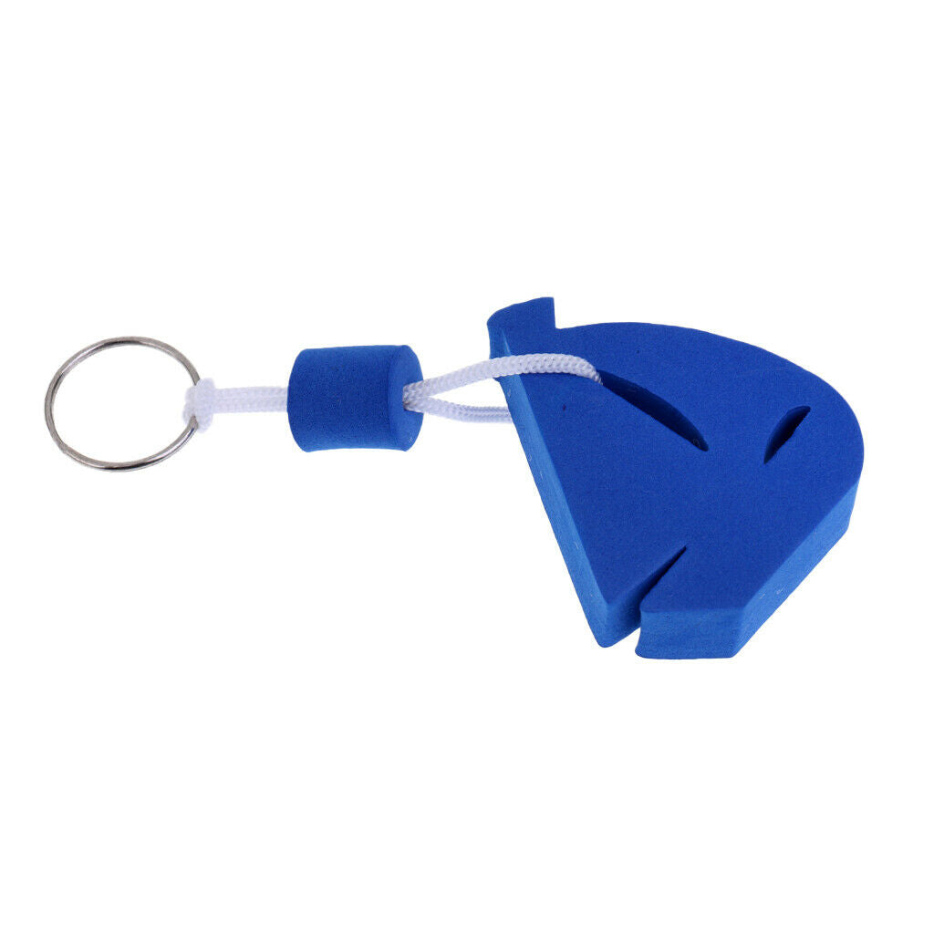 4Pcs Novelty Floating Buoy Keychains Key Ring Boating Fishing Surfing Floats
