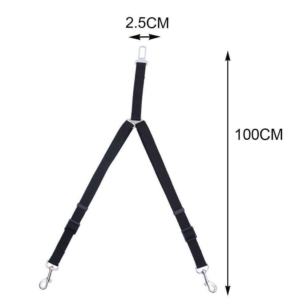 Dog Pet Car Safety Belt Harness Collar Restraint Lead Adjustable