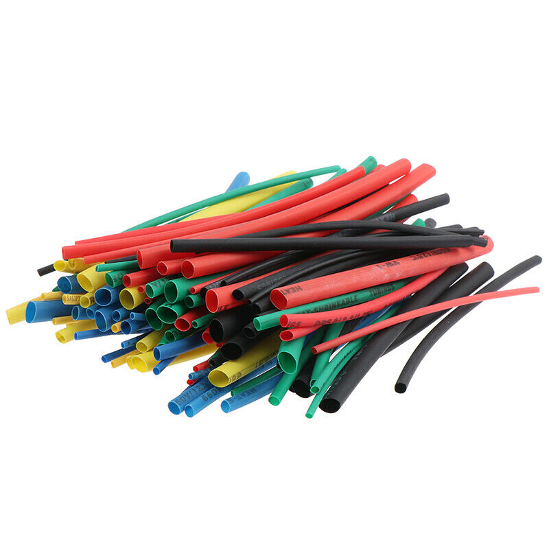 100pc/set Heat Shrink Tube Insulation Coating Polyolefin Shrink Assorted F1EXM!