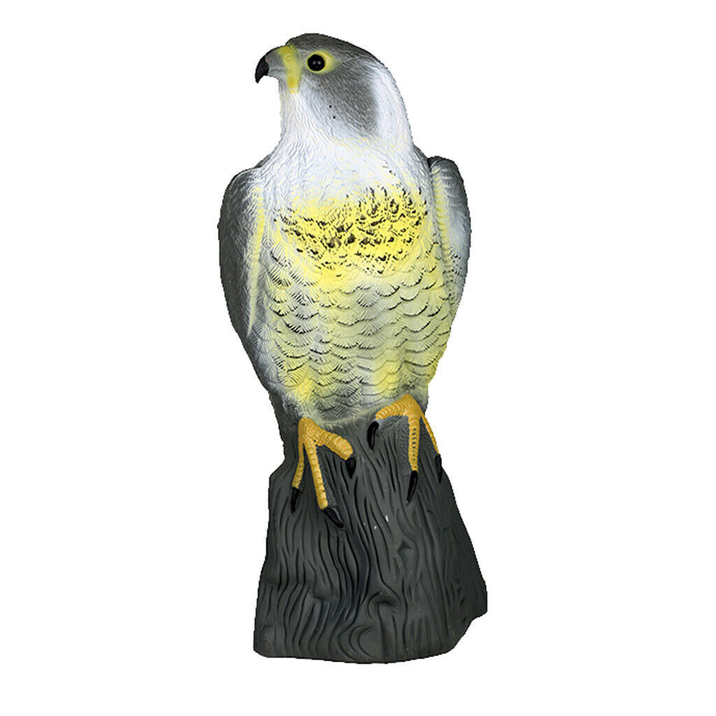 Realistic Falcon Animal  Statue Falcon Decoy Rabbi Repeller Pest Control