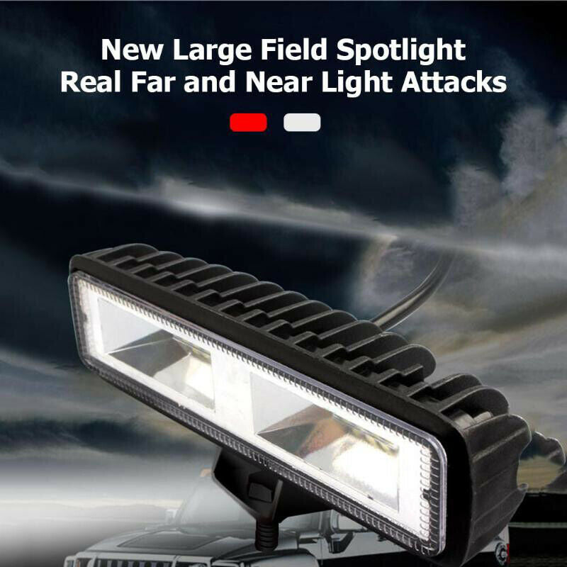 16LED Work Light Bar 48W 6000K Waterproof Car Spot Beam Fog Driving LampB j SJ