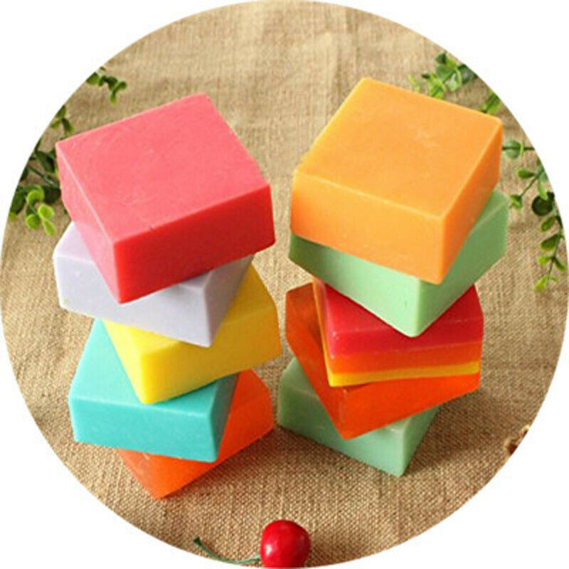 6-Cavity Rectangle Soap Mold Silicone Craft DIY Making Homemade Cake Mould