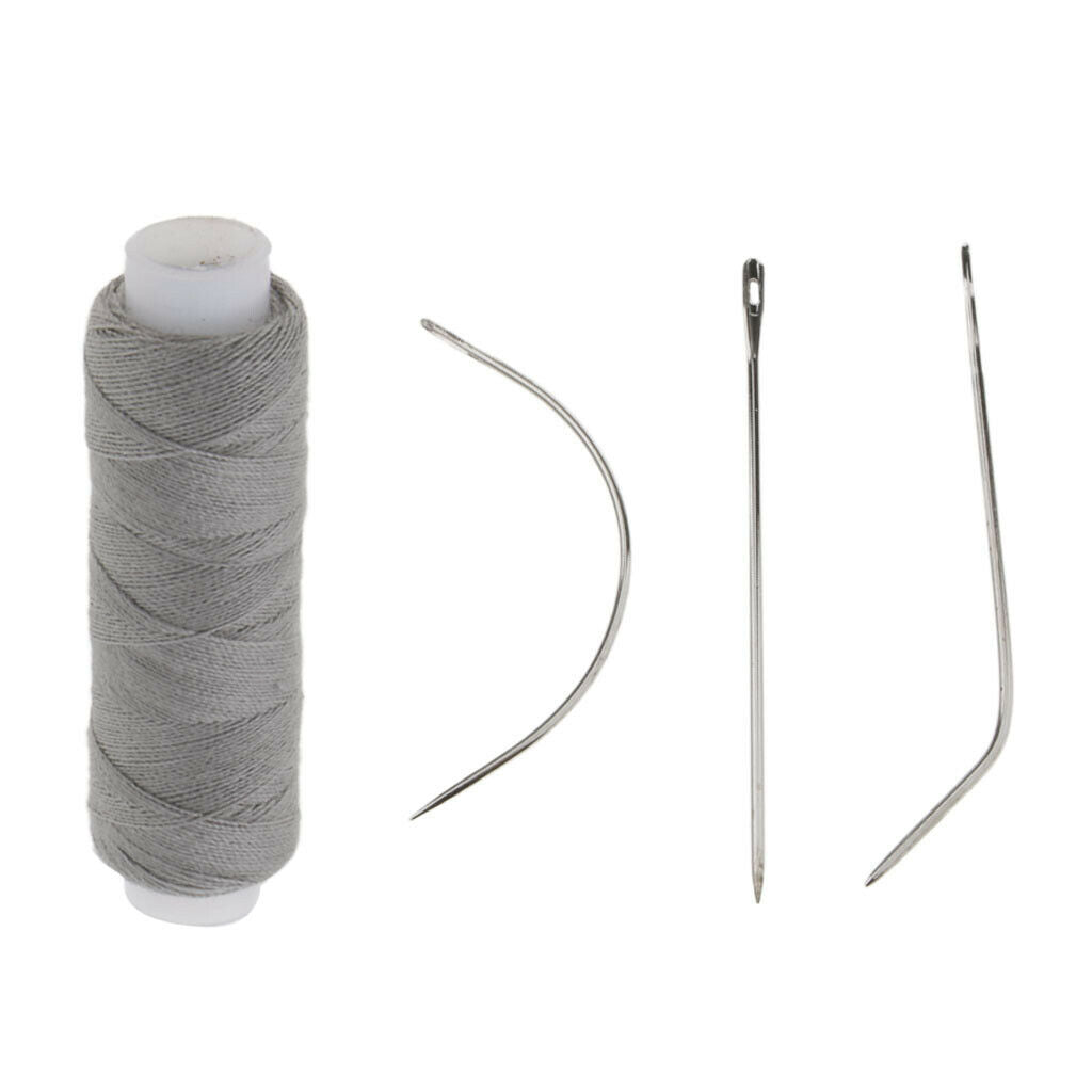 2pc Cotton Hair Track Weft Sew Thread Hair Extension Wig Making Strong