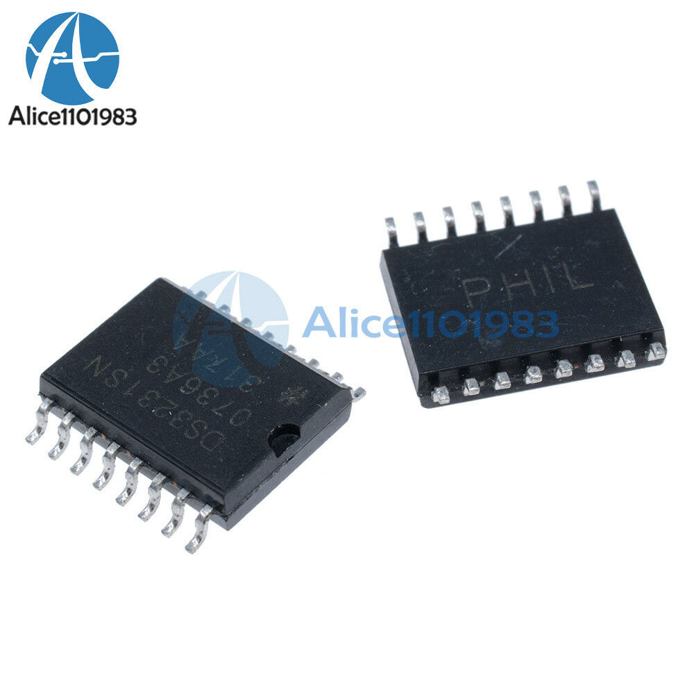 10Pcs DS3231SN 3231 IC RTC W/TCXO 16-SOIC NEW