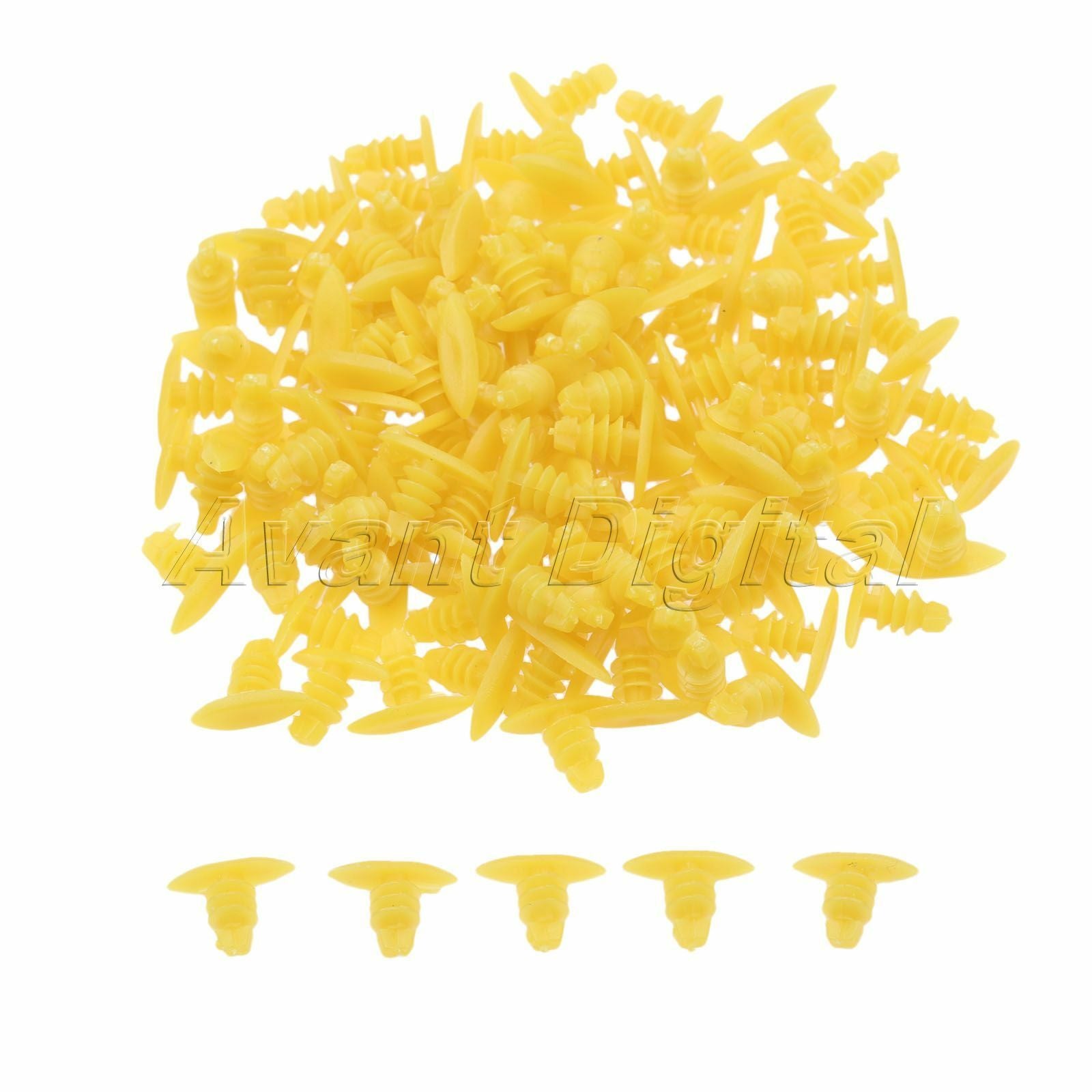 200PCS Replacement Screws Auto Fasteners Plastic Rivets Clip for Mazda Universal