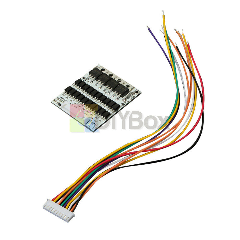 2X Max 40A 36V 10S 10Packs Li-ion Cell Balance Battery Protection Board BMS PCB