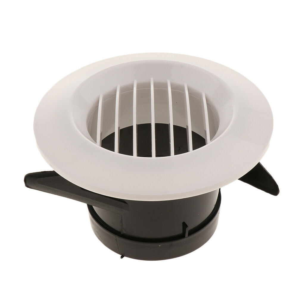ABS White Air Vent Ventilation Grill Outlet Fit for Car Boat RV Motorhome