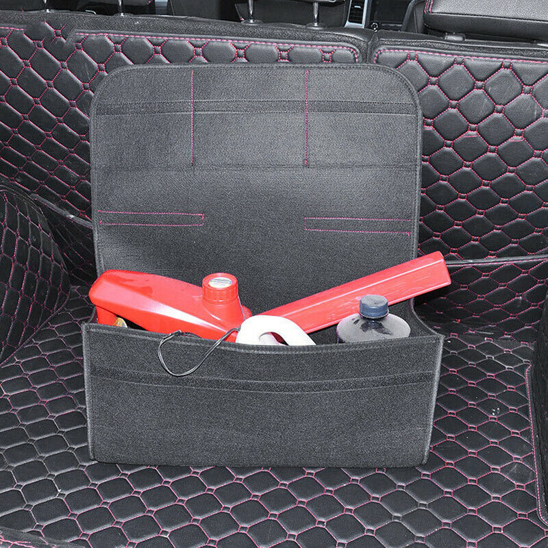 1PCS Car Trunk Foldable Cargo Organizer Felt Storage Bag Box Case Large Capacity