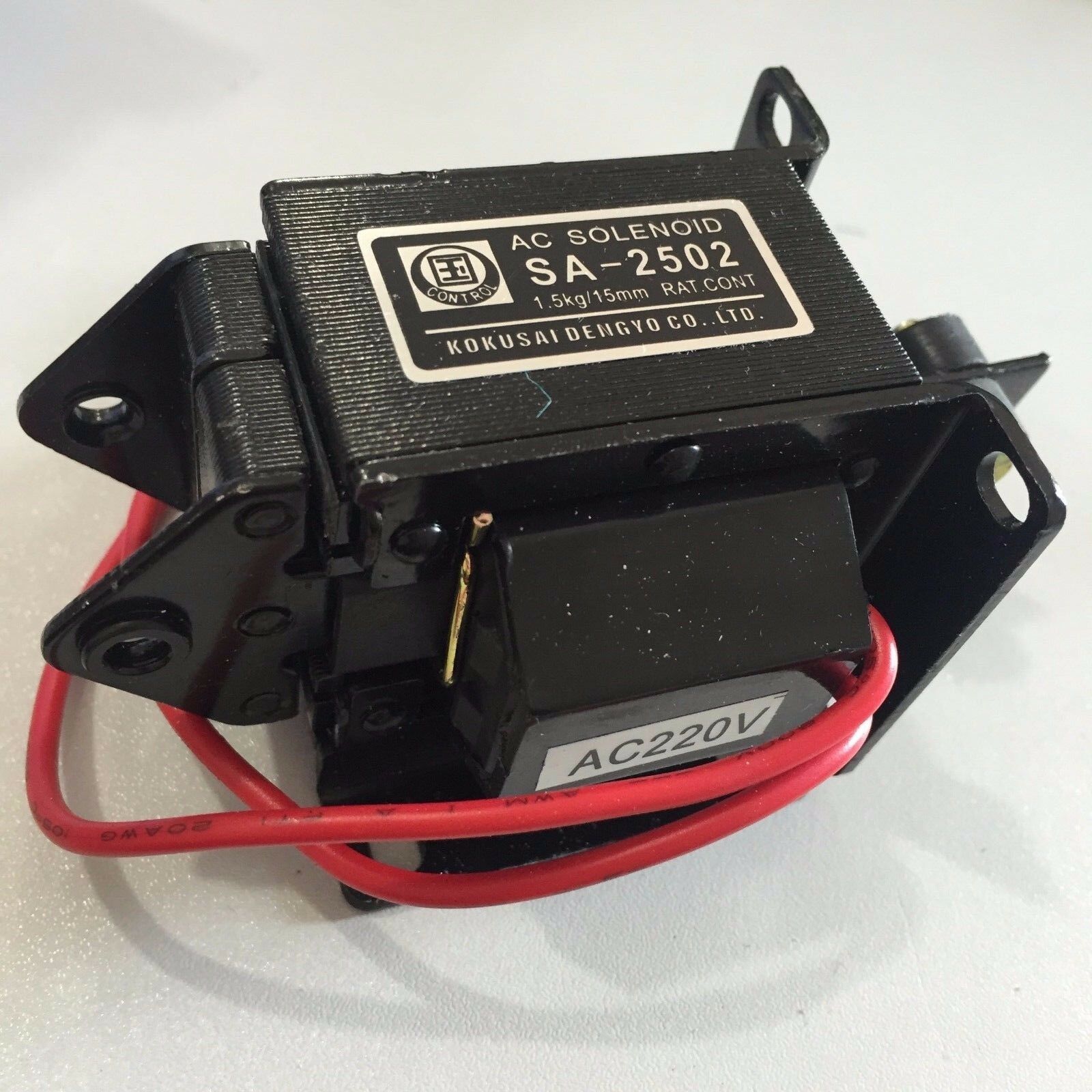 SA-2502 Lift 1.5kg AC 220V Tractive Solenoid Electromagnet 1PC