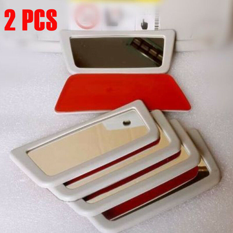 2PCS Fit For Mercedes Benz Smart Fortwo Sun Visor Cosmetic Make-up Mirror Pretty