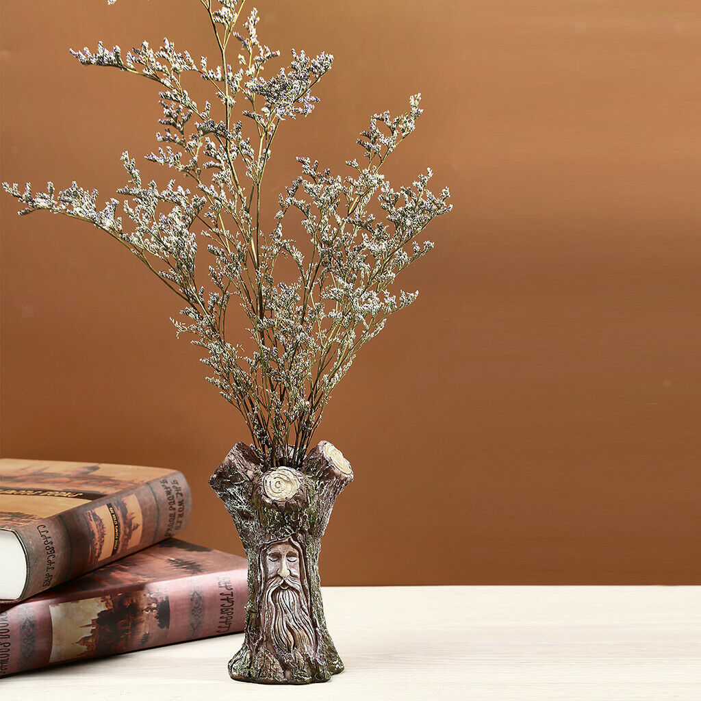 Creative Ancient Tree Flower Pot Planter Dried Flowers Vase Decorative
