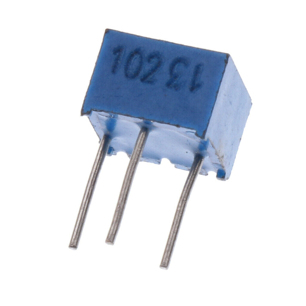 50 Pieces 1K Ohm Multi Turn Rotary Potentiometer Trim Precision Cutting Board