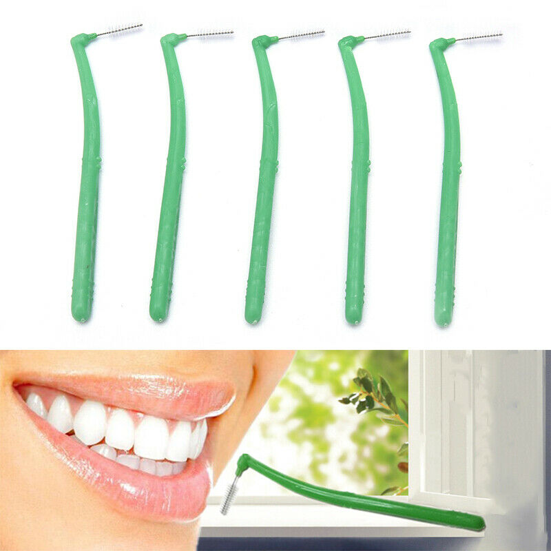 5Pcs Teeth Interdental Brushes Clean Tooth Floss Head Hygiene Dental Oral.l8