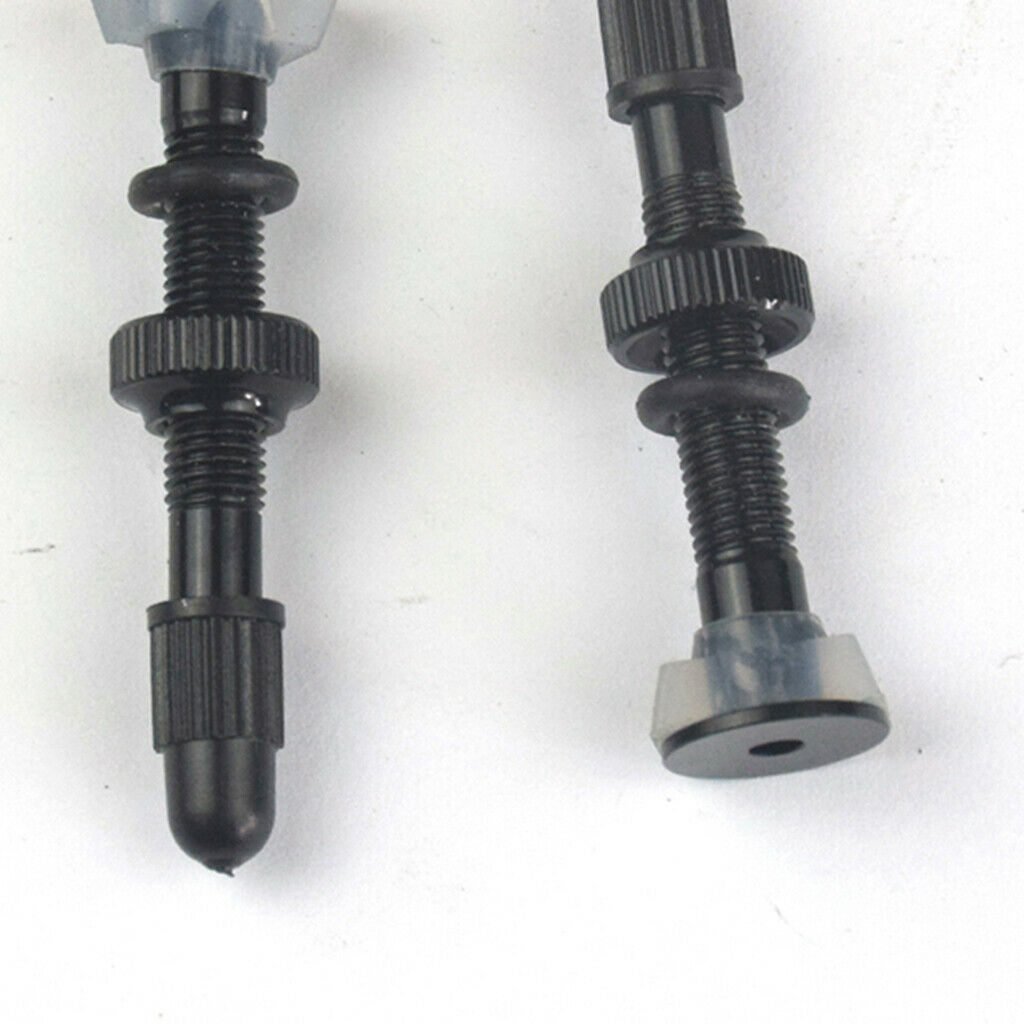 2x Cycling Bike Tubeless Tires Presta Valves Core Universal Removable Black