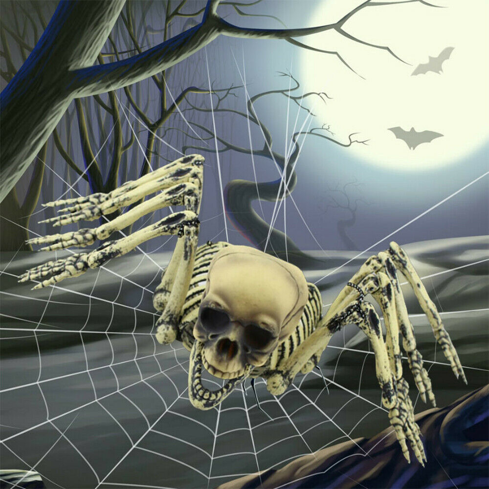 Halloween Yard Decorations 19.7 Inches 50cm Huge Scary Spider Outdoor Decor