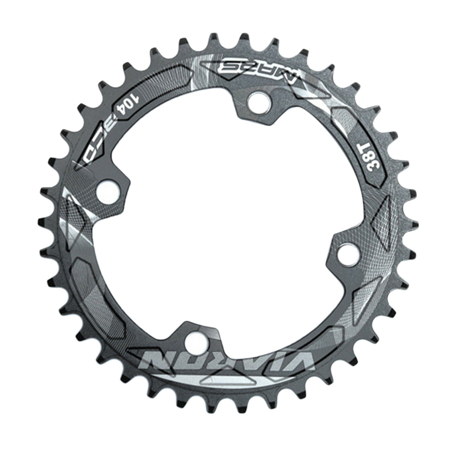 Bike Chainring Bicycle BCD104 Chain Ring Chain Wheel Chainwheel Black 38T