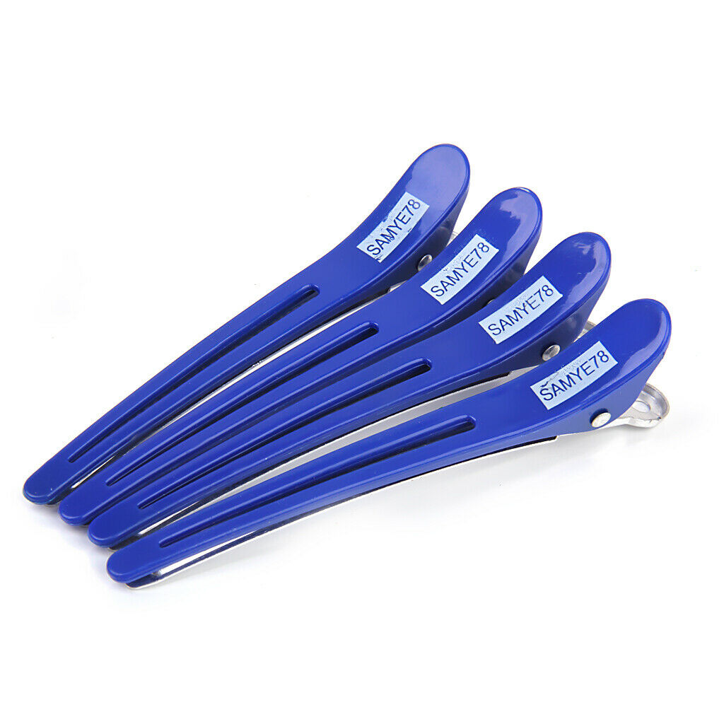 12pcs Salon Hairdressing Sectioning Clips Curl Hair Styling Clamps Pins