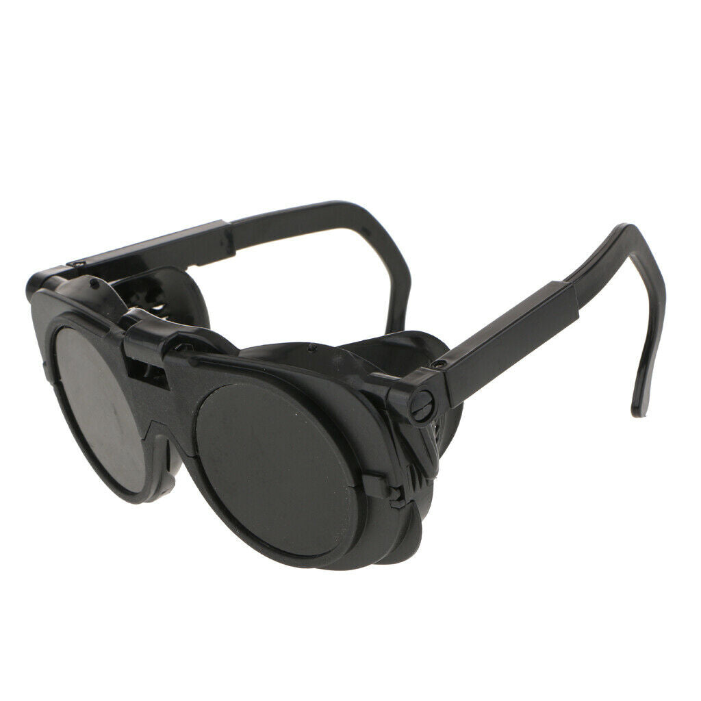 Welder Goggles Safety Glasses Dual Lens Soldering Anti-UV Windproof Sand