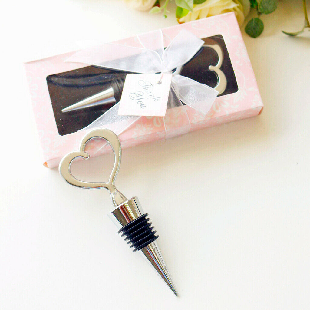 Bottle Stopper in Showcase Display Box For Wedding Decoration, Party Favor