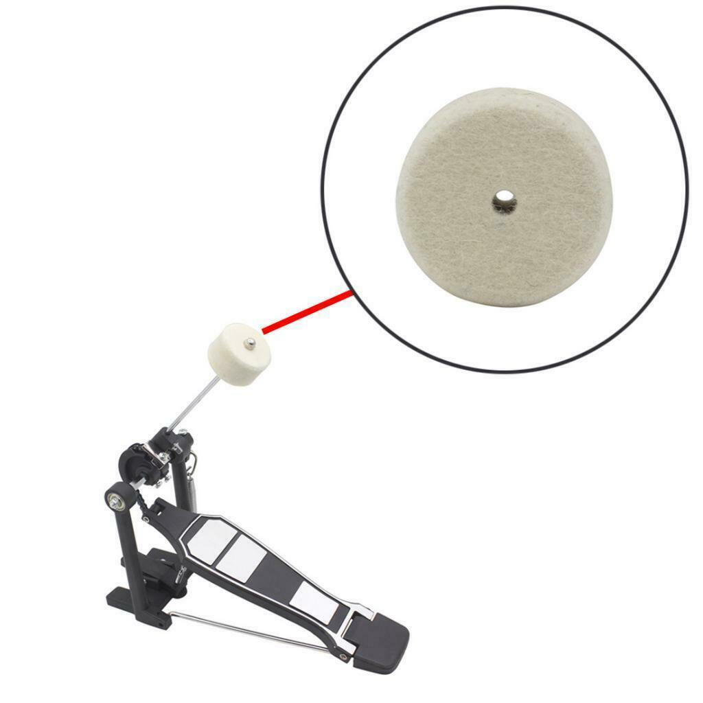 Drum Pedal Beater Felt Head Mallet Hammer for Drum Player DIY Accessory
