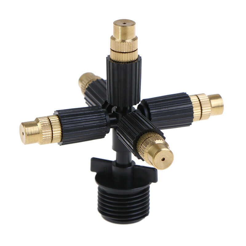 Garden Sprinklers Automatic Adjustable Watering Grass Lawn Rotating 5 Noz.l8