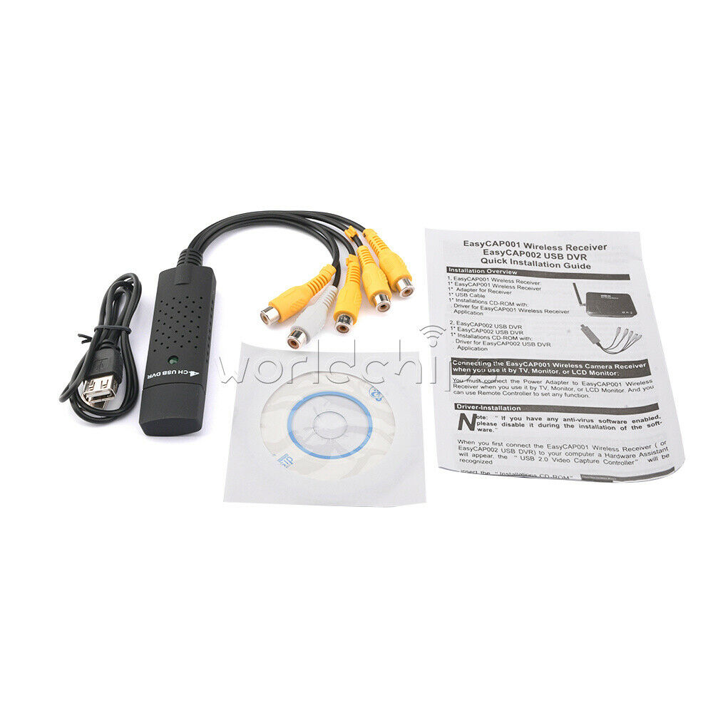 4 Channels Usb 2.0 Audio Capture Adapter For PC + Notebook Video Capture Stick