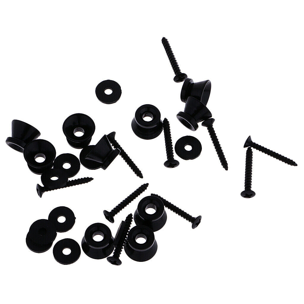 Acoustic Guitar Strap Locks Straplock Strap Button for Electric Bass 20Piece