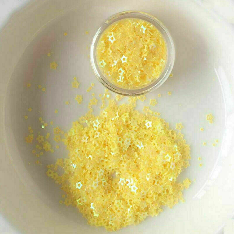 5pcs Glitter Holographic Nail Face Body Art Sequin for Party Masquerade New NR9