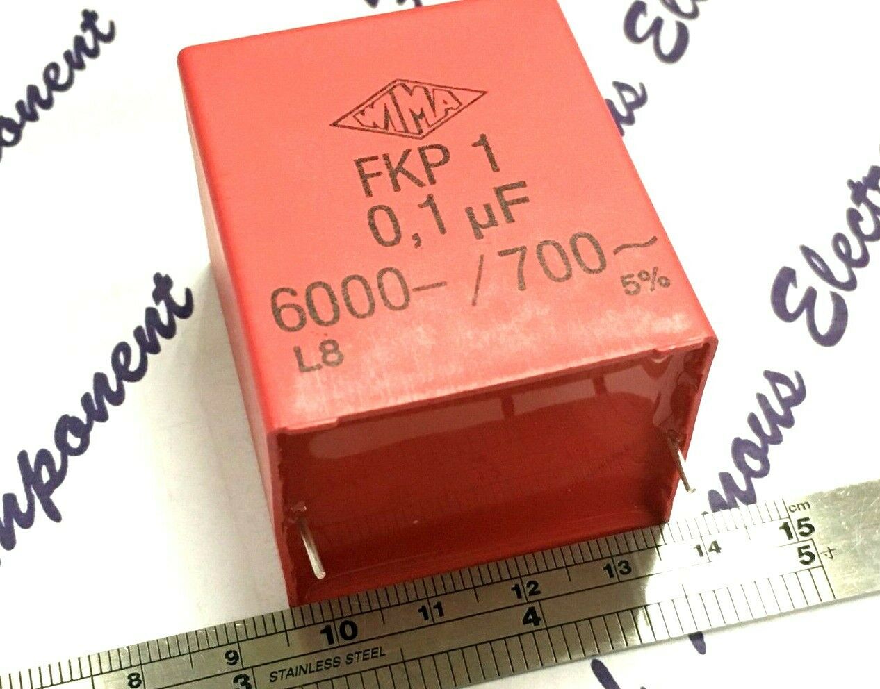 1pcs- WIMA FKP1 0.1uF (100nF) 6000V 5% pitch:37.5mm Capacitor FKP1Y031007J00JSSD