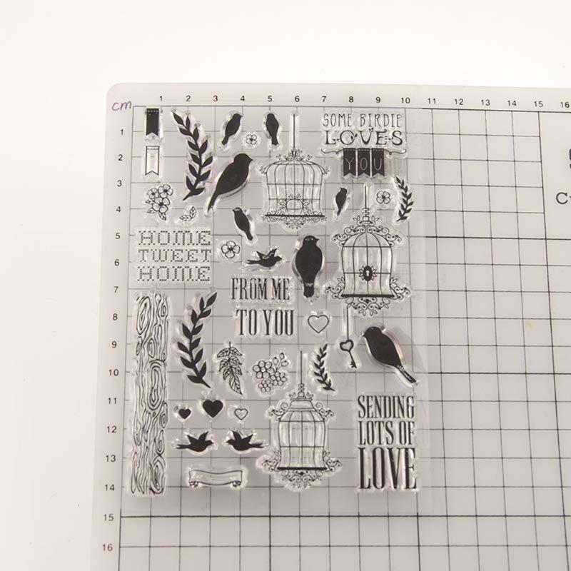 Home Sweer Home Silicone Clear Stamp Seal DIY Scrapbook Embossing Album Decor