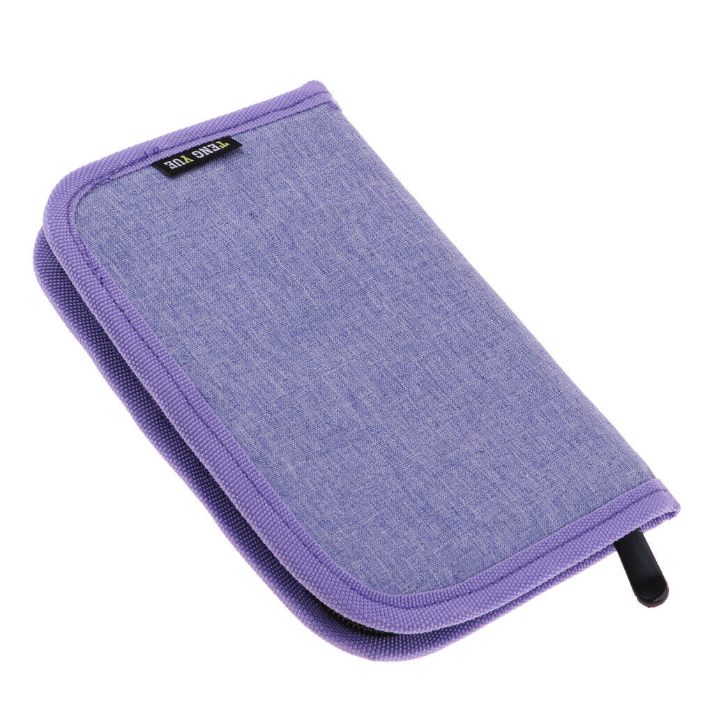 Unisex Travel Passport Holder Wallet Organizer Cover Card Bags  Light Purple