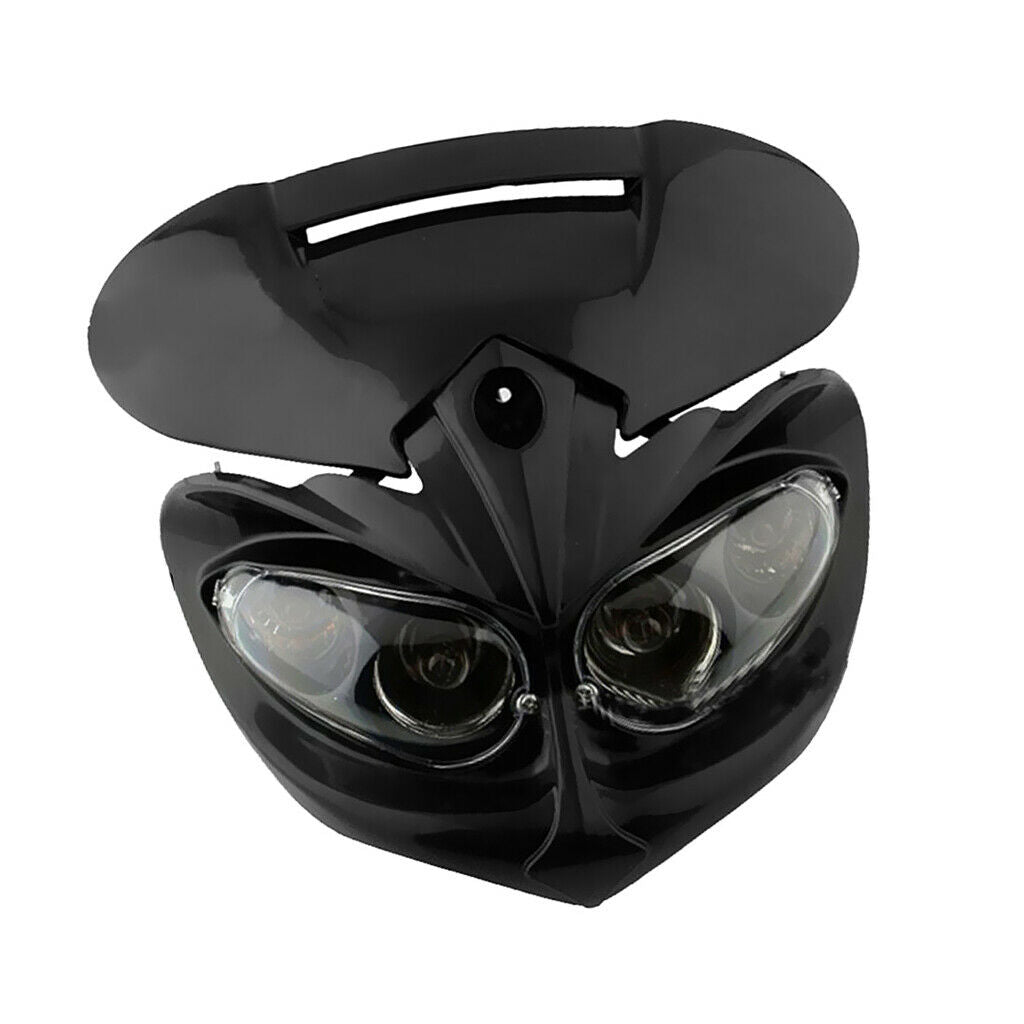 12V Universal Head Light Fairing Motorcycle Lamp for Streetfighter Dirt Bike