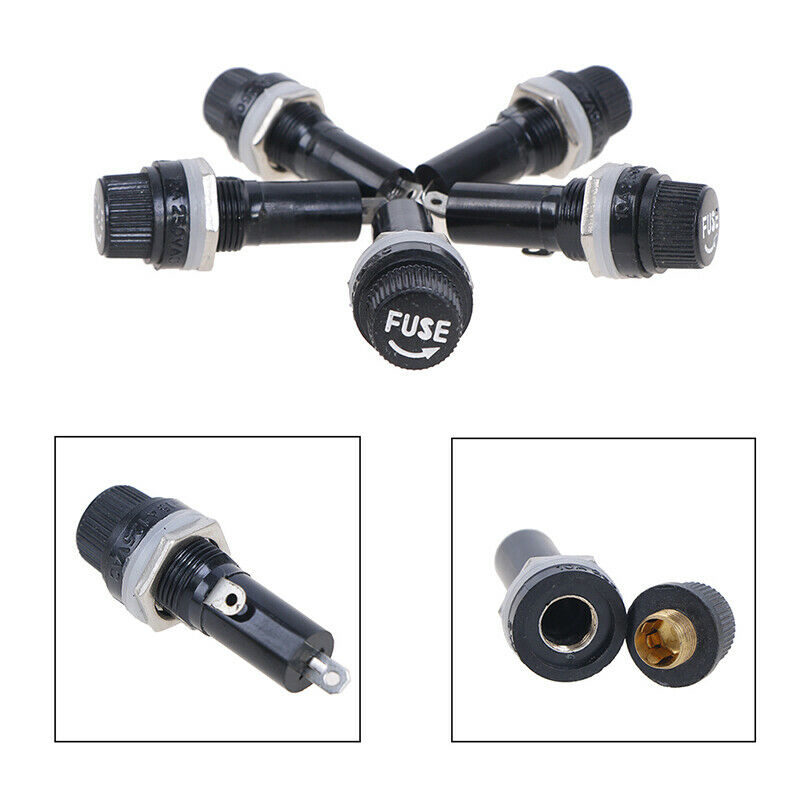 5pcs 6*30mm glass fuse holders 6x30 insurance Panel tube socket fuse hoZ1.l8