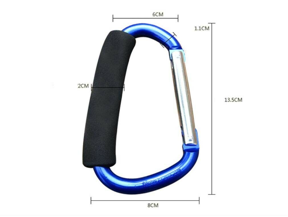 Outdoor D-Shape Aluminum Carabiner Rock Climbing Screw Gate Lock Carabiners NEW