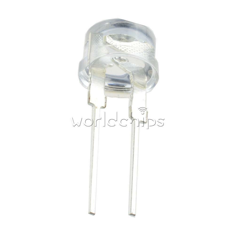 10PCS White 8MM 0.5W Straw hat LED High-Power Emitting Diode Light New