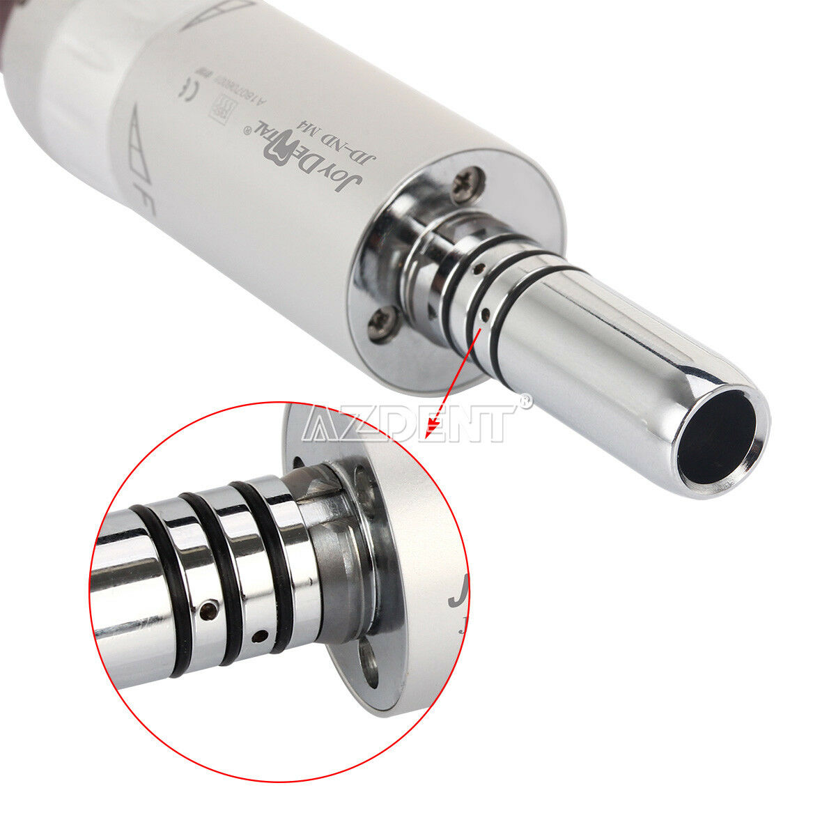 Dental 1:1 Inner Water Cooling System Air Motor E-type Low Speed Handpiece 4Hole