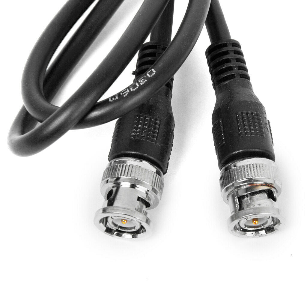 5 Pack 1M 3ft BNC Male to BNC Male M/M RG58 CCTV Camera Coaxial Cable Adapter